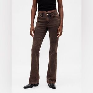 Gap Low Rise Long & Lean Dark Brown Bootcut Jeans